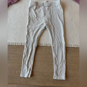 Kyte BABY Ribbed Toddler grey leggings 3T